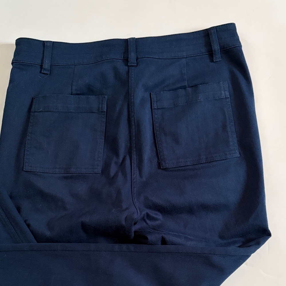 J. Jill Deep Blue Cargo Pants - Picture 4 of 10